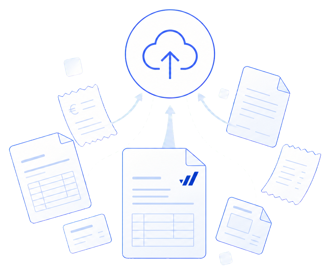 Documenten uploaden voor boekhouding en btw-controle
