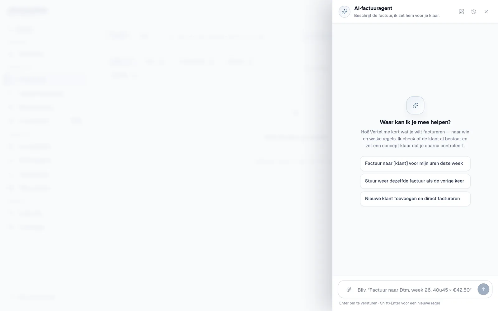 Lege AI-factuuragent met snelle tips